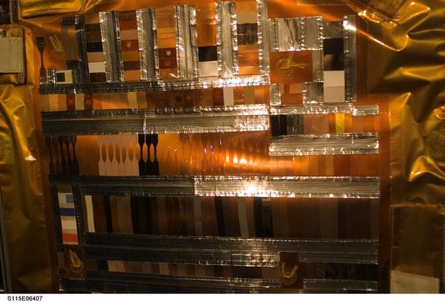 NASA image: Second set of solar arrays on the ISS during Expedition 13 / STS-115 Joint Operations