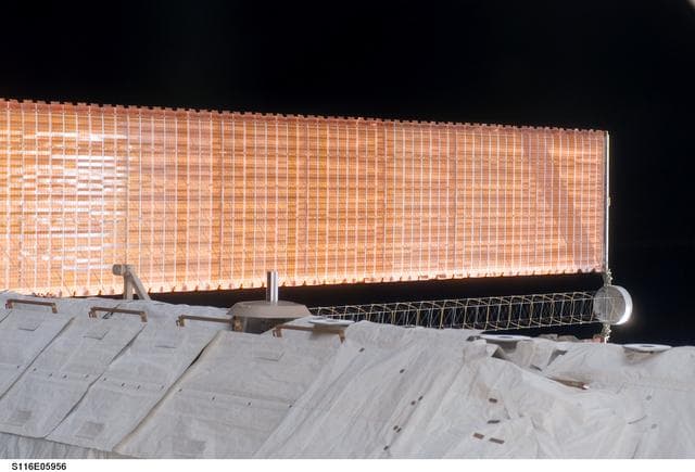 NASA image: P4 SAW