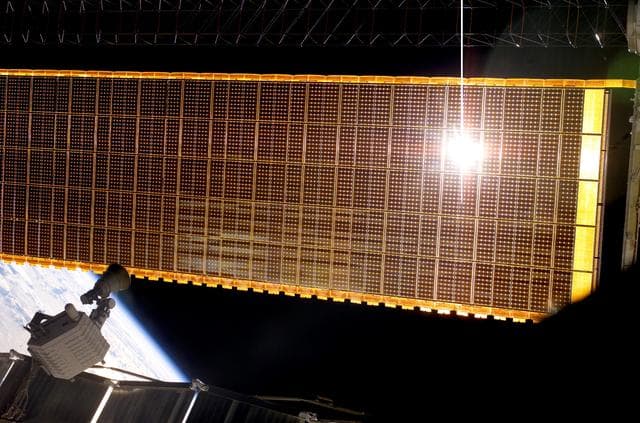 NASA image: SAW on the ISS taken during STS-116 EVA 1