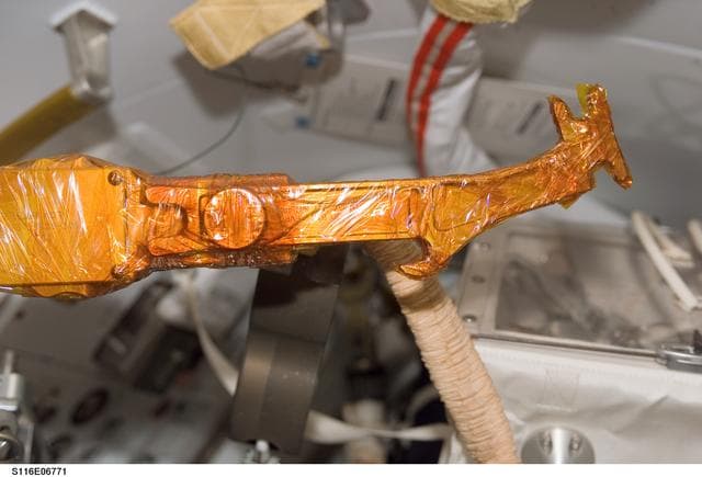 NASA image: Cheater Bar Assembly in the A/L taken during Joint Operations