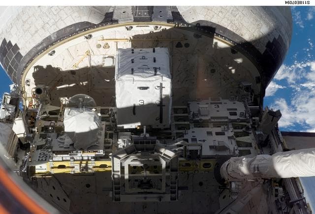NASA image: View of ESP 3 in the Payload Bay of the Endeavour during STS-118