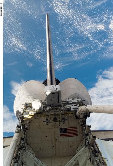 NASA image: View of ESP 3 in the Payload Bay of the Endeavour during STS-118