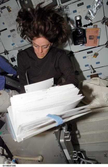 NASA image: View of Morgan in the MDDK during STS-118/Expedition 15 Joint Operations