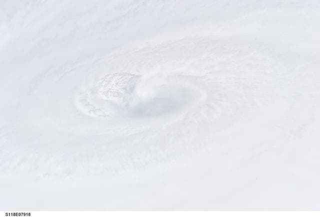 NASA image: View of Hurricane Dean taken by the STS-118 Crew