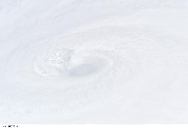 NASA image: View of Hurricane Dean taken by the STS-118 Crew