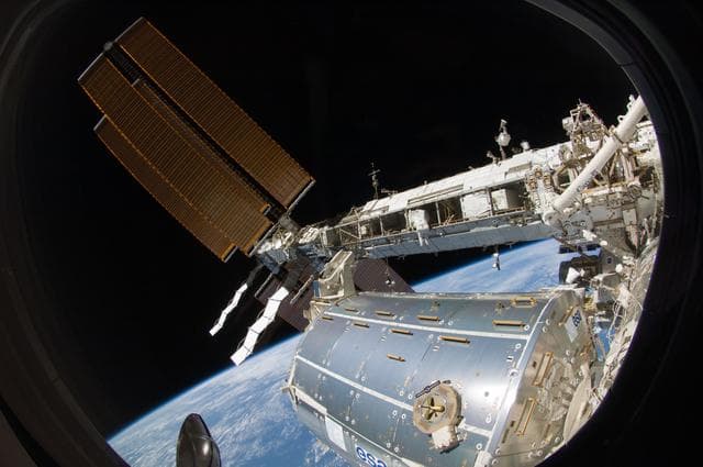 NASA image: STS-119 Extravehicular Activity (EVA) 3 Clean-Up OPS