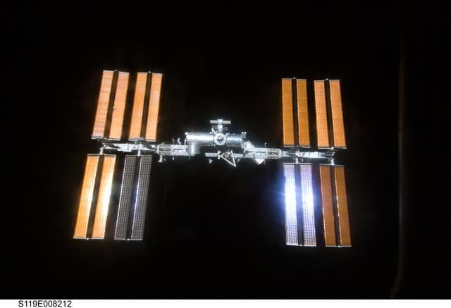 NASA image: ISS Fly around views from STS-119