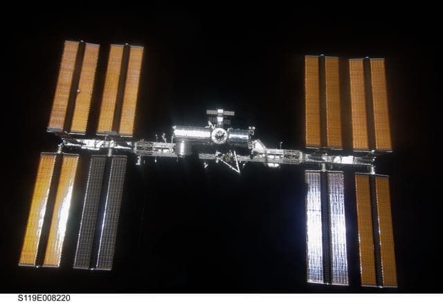 NASA image: ISS Fly around views from STS-119
