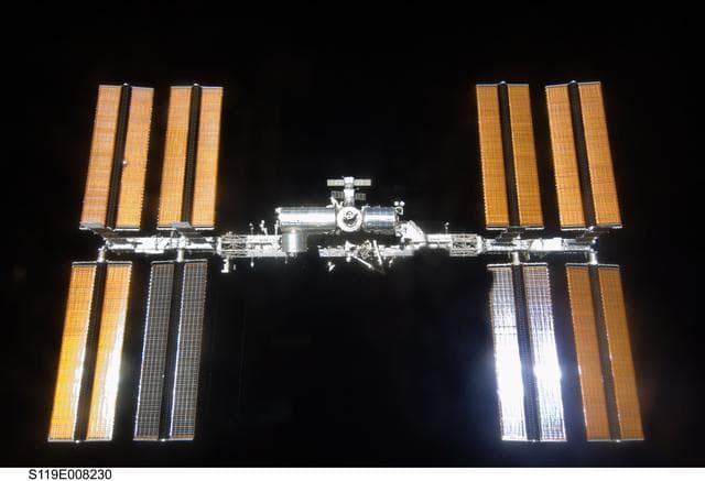 NASA image: ISS Fly around views from STS-119