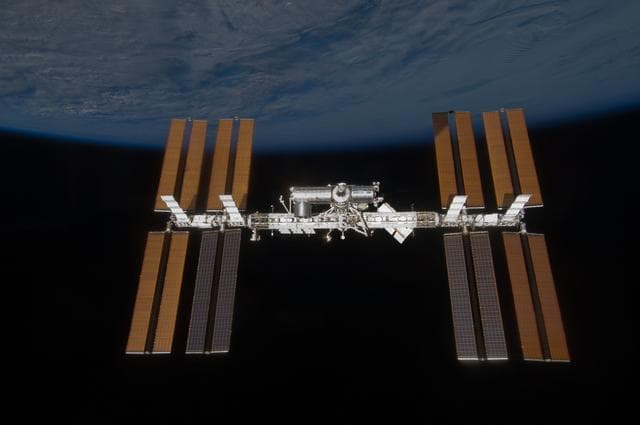 NASA image: ISS Fly around views from STS-119