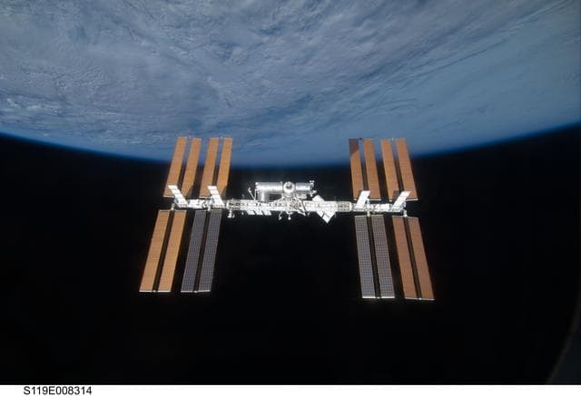 NASA image: ISS Fly around views from STS-119