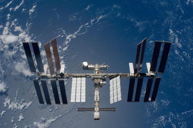 NASA image: ISS Fly around views from STS-119