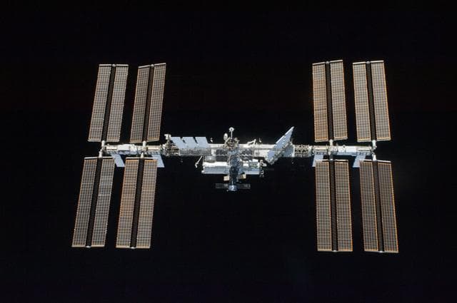 NASA image: ISS Fly around views during STS-119