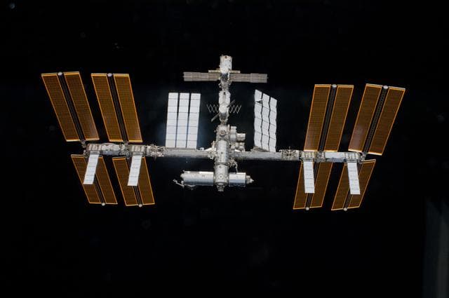 NASA image: ISS Fly around views during STS-119