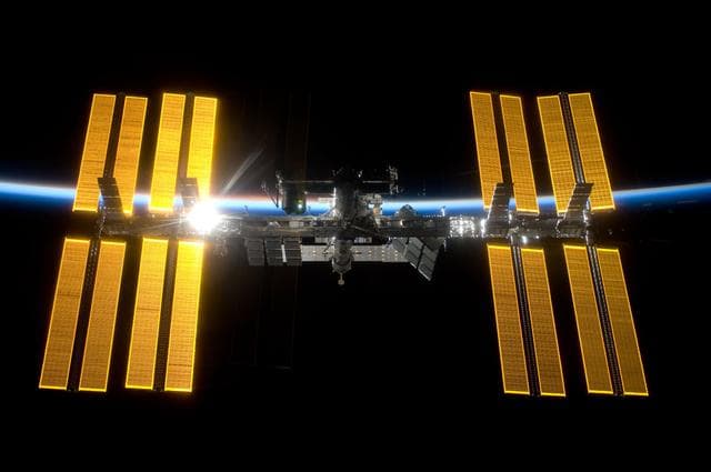 NASA image: ISS Fly around views during STS-119