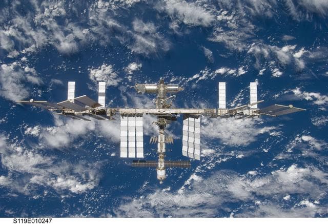 NASA image: ISS Fly around views from STS-119