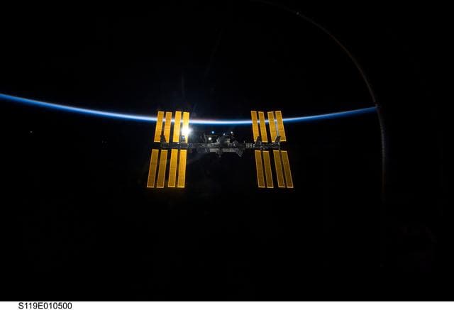 NASA image: ISS Fly around views from STS-119