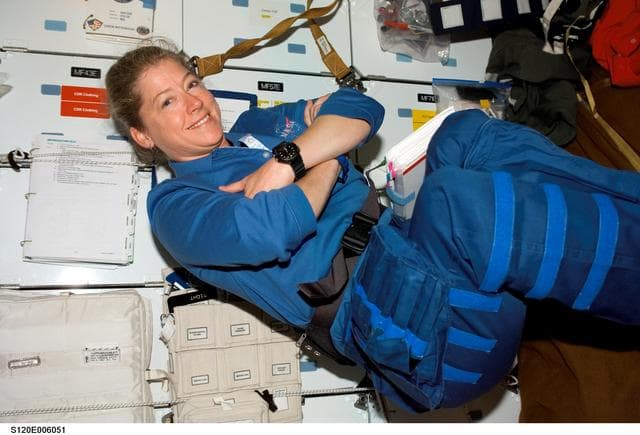 NASA image: Melroy on middeck