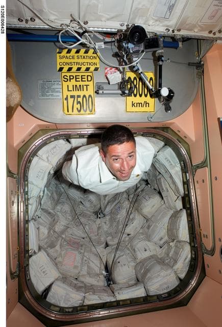 NASA image: Zamka floats into Node 1 / Unity module