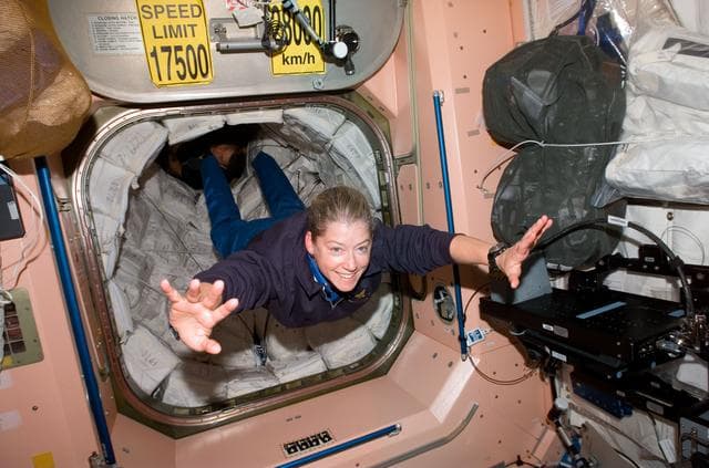 NASA image: Melroy floats into Node 1 / Unity module