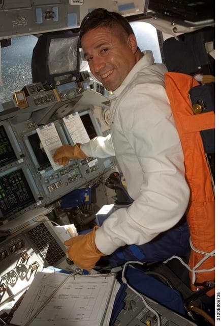 NASA image: Zamka on Flight Deck
