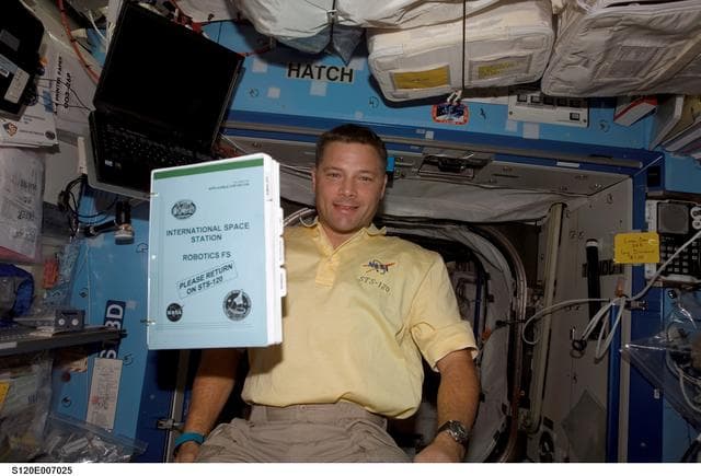NASA image: Wheelock in Destiny laboratory module