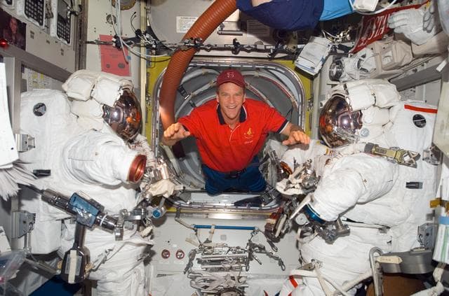 NASA image: Parazynski in Quest airlock