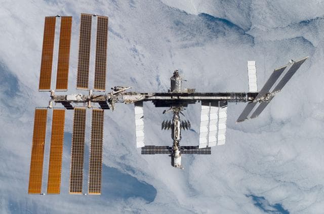 NASA image: Fly-around view of the ISS by the STS-120 crew
