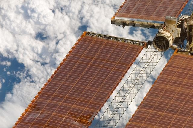 NASA image: Fly-around view of the ISS by the STS-120 crew