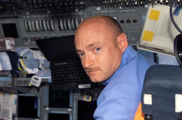 NASA image: Kelly on the FWD FD during STS-121
