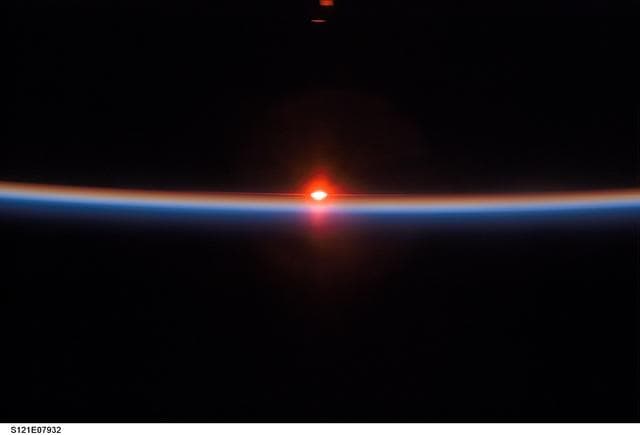 NASA image: Sunrise view taken during STS-121