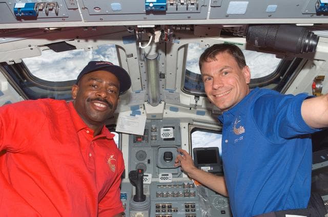 NASA image: Melvin and Love on FD during STS-122