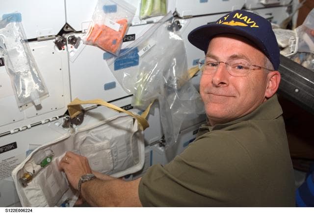 NASA image: Poindexter on MDDK during STS-122