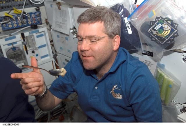 NASA image: Frick on MDDK during STS-122
