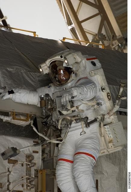 NASA image: Walheim during EVA 1