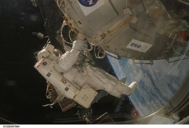 NASA image: Walheim during EVA 1