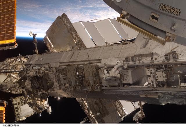 NASA image: Walheim during EVA 1