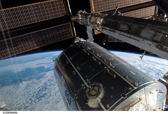 NASA image: Columbus during EVA 2