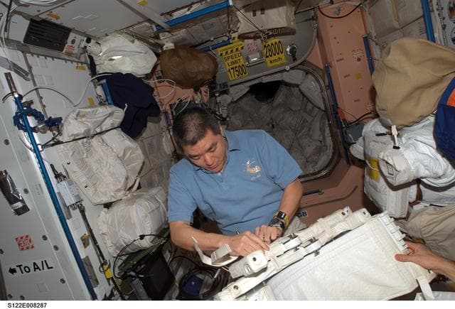 NASA image: Tani in Node 1