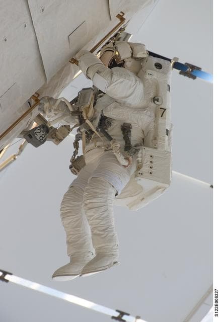 NASA image: Schlegel during EVA 2