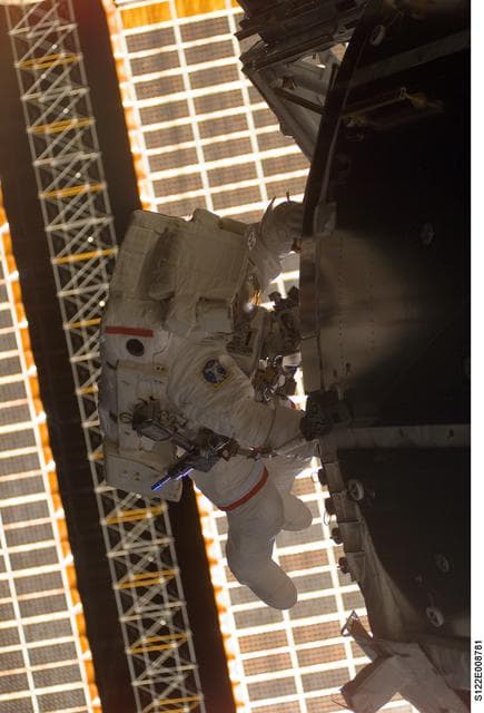 NASA image: Walheim during EVA 3