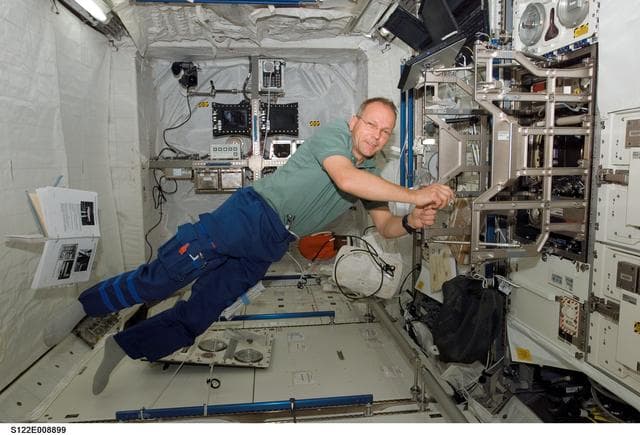 NASA image: Schlegel in Columbus