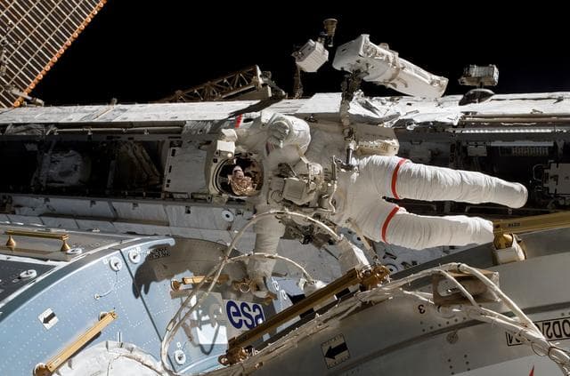 NASA image: Walheim during EVA 3