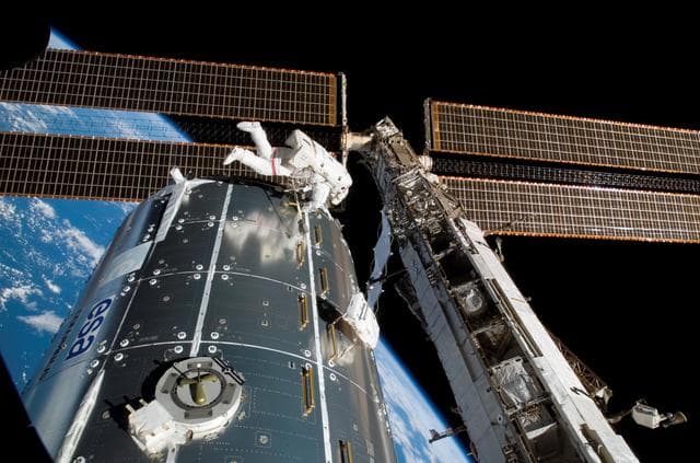 NASA image: Walheim during EVA 3