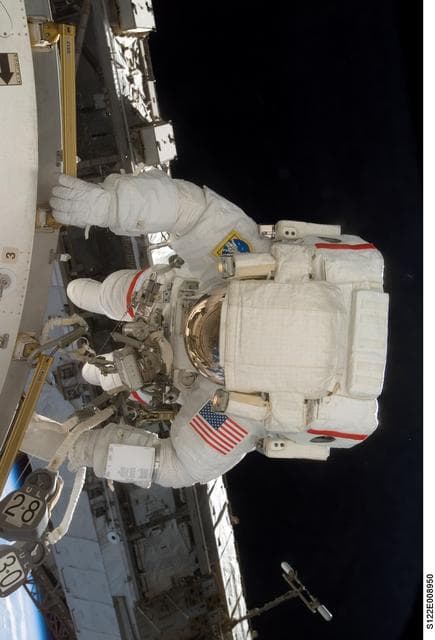 NASA image: Walheim during EVA 3
