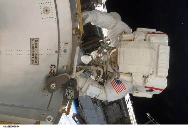 NASA image: Walheim during EVA 3
