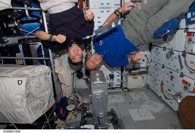 NASA image: Tani and Schlegel on MDDK