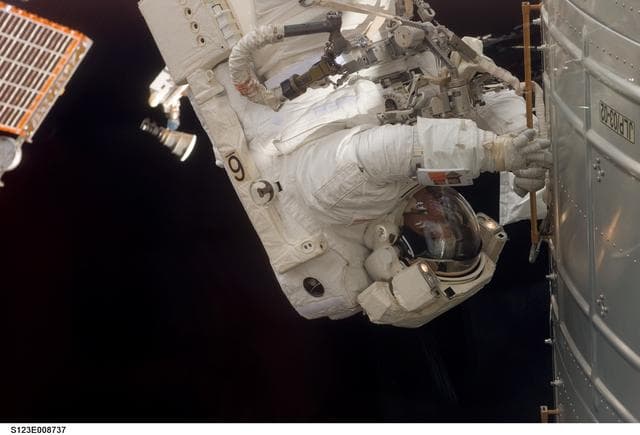 NASA image: Behnken on EVA 5 during Joint Operations