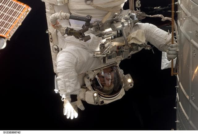 NASA image: Behnken on EVA 5 during Joint Operations