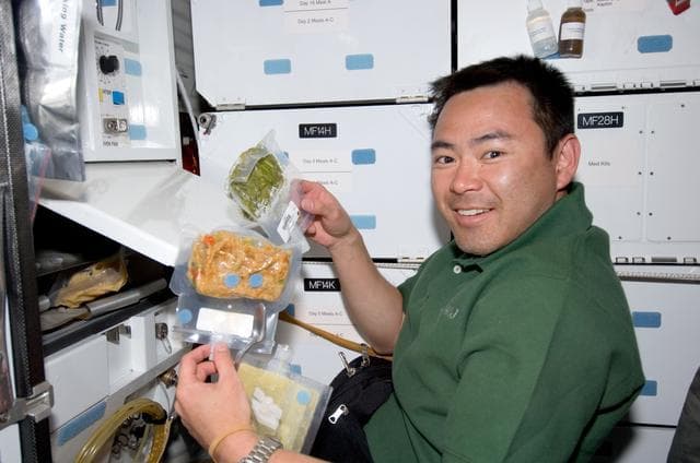 NASA image: Hoshide on Middeck